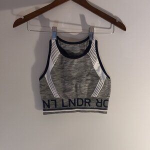 LNDR "Aerodynamic" grey sports bra